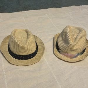 2 infant fedora 1 sz 0-9 and the other 6-12